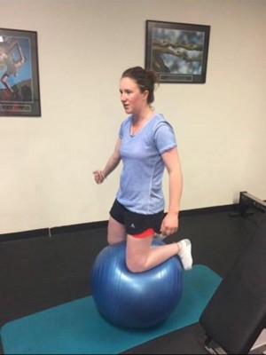 Jenny at the gym