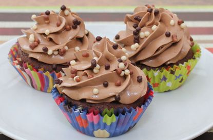 Chocolate fudge cupcakes