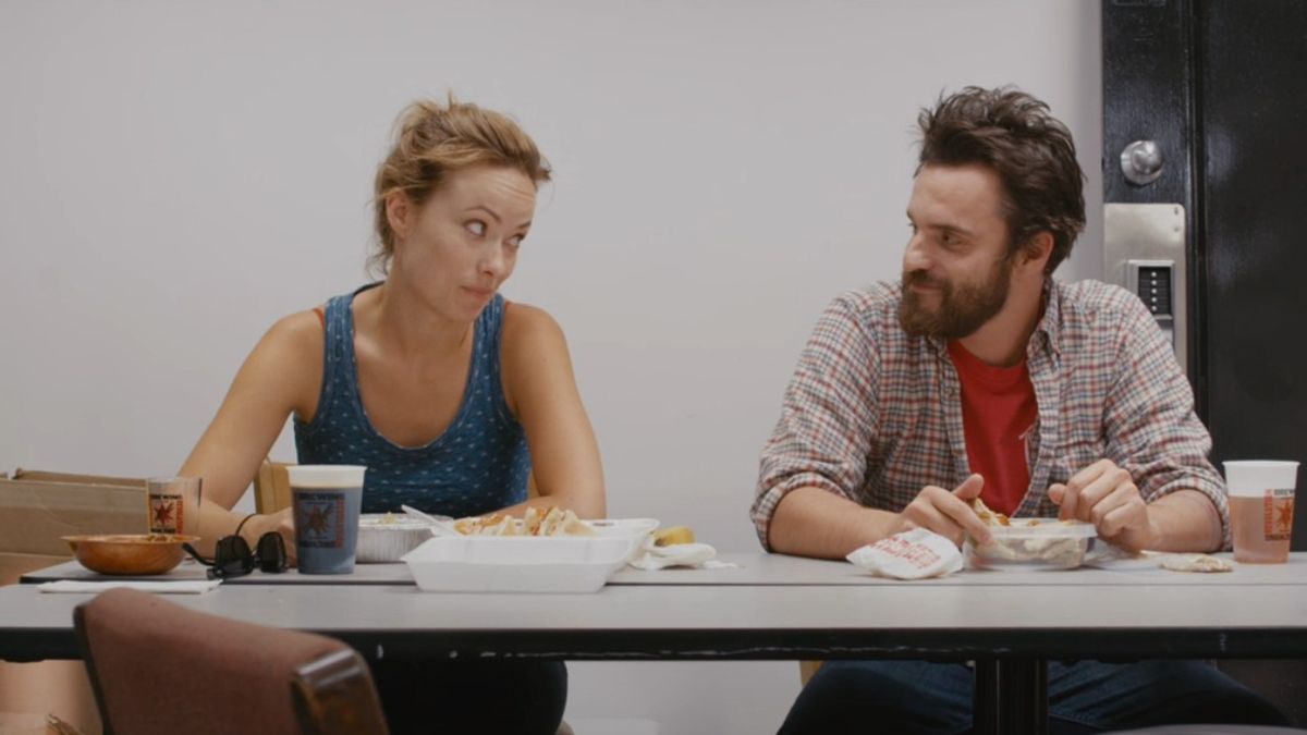 Olivia Wilde and Jake Johnson in Drinking Buddies