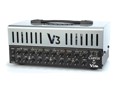 Carvin's V3M Micro Amp fairly bristles with functionality.