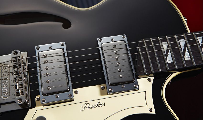 The US-designed Stetsbar vibrato features excellent tuning stability