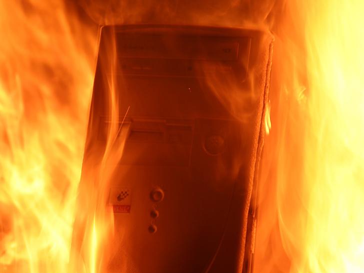 Burning PC