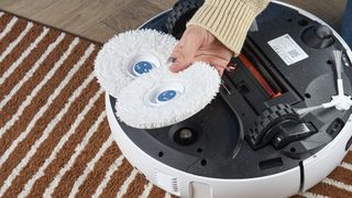 the EZVIZ RS20 Pro robot vacuum with large cleaning station, self-emptying bin, object avoidance, LIDAR navigation