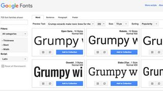 Free web fonts save you money