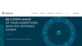 Website screenshot for YetiForce