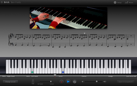 GarageBand '09 artist lessons