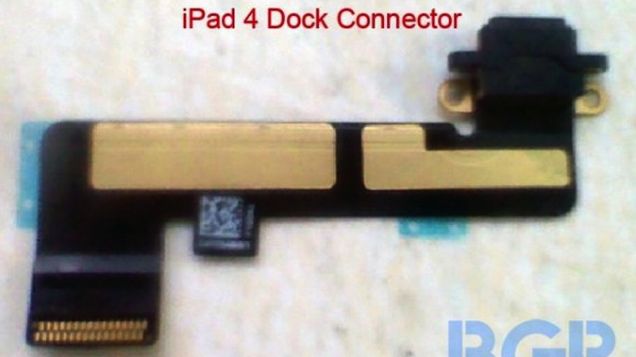 new iPad Lightning connector