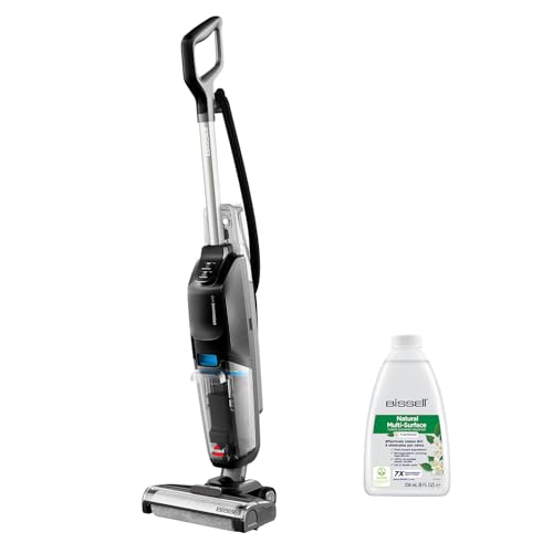 Bissell Crosswave Hf2, Wet and Dry Vacuum Cleaner for Hard Floors, Vacuum & Mop in One Go​, Two Tanks Clean/dirty Water, Corded Upright Vacuum Cleaners, Lightweight & Easy to Carry, 340 W, 3845e