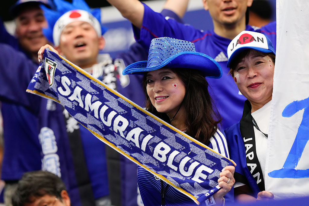 Japan are nicknamed the Samurai Blue