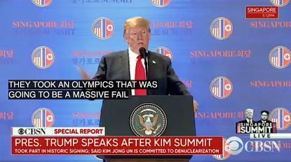 Trump says North Korea saved South Korea's Olympics