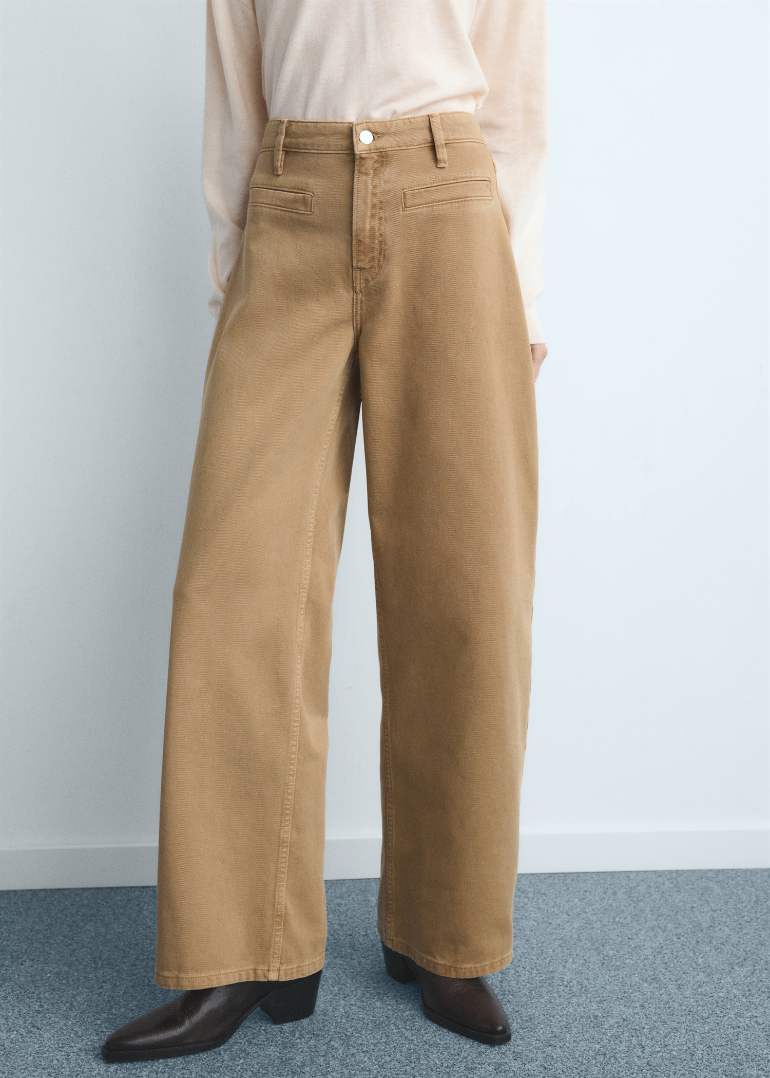 Balloon Jeans With Welt Pockets - Women | Mango United Kingdom