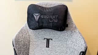 A closeup shot of the Secretlab Titan Evo 2022's headrest pillow