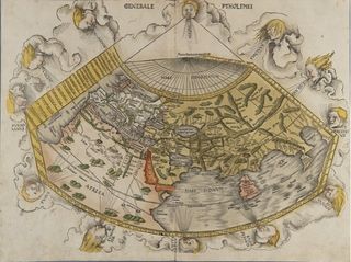 1513 Ptolemaic world map