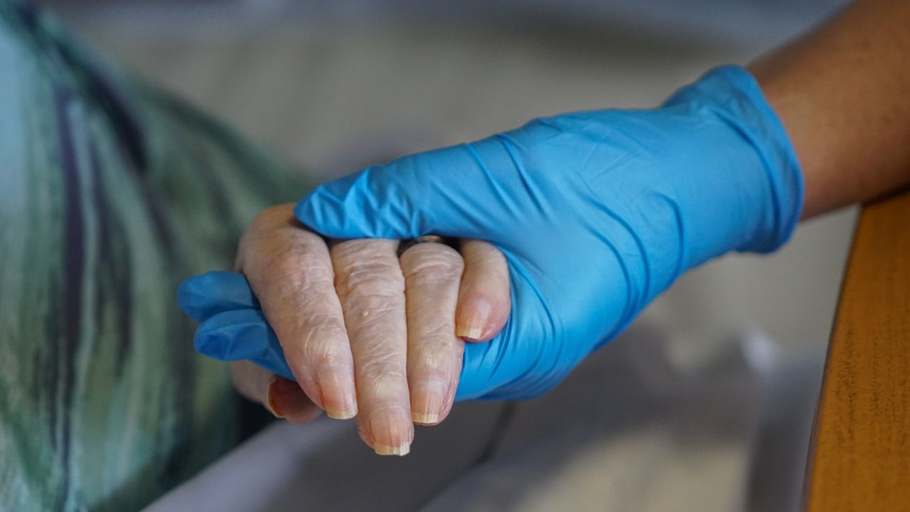 A nurse in a care home