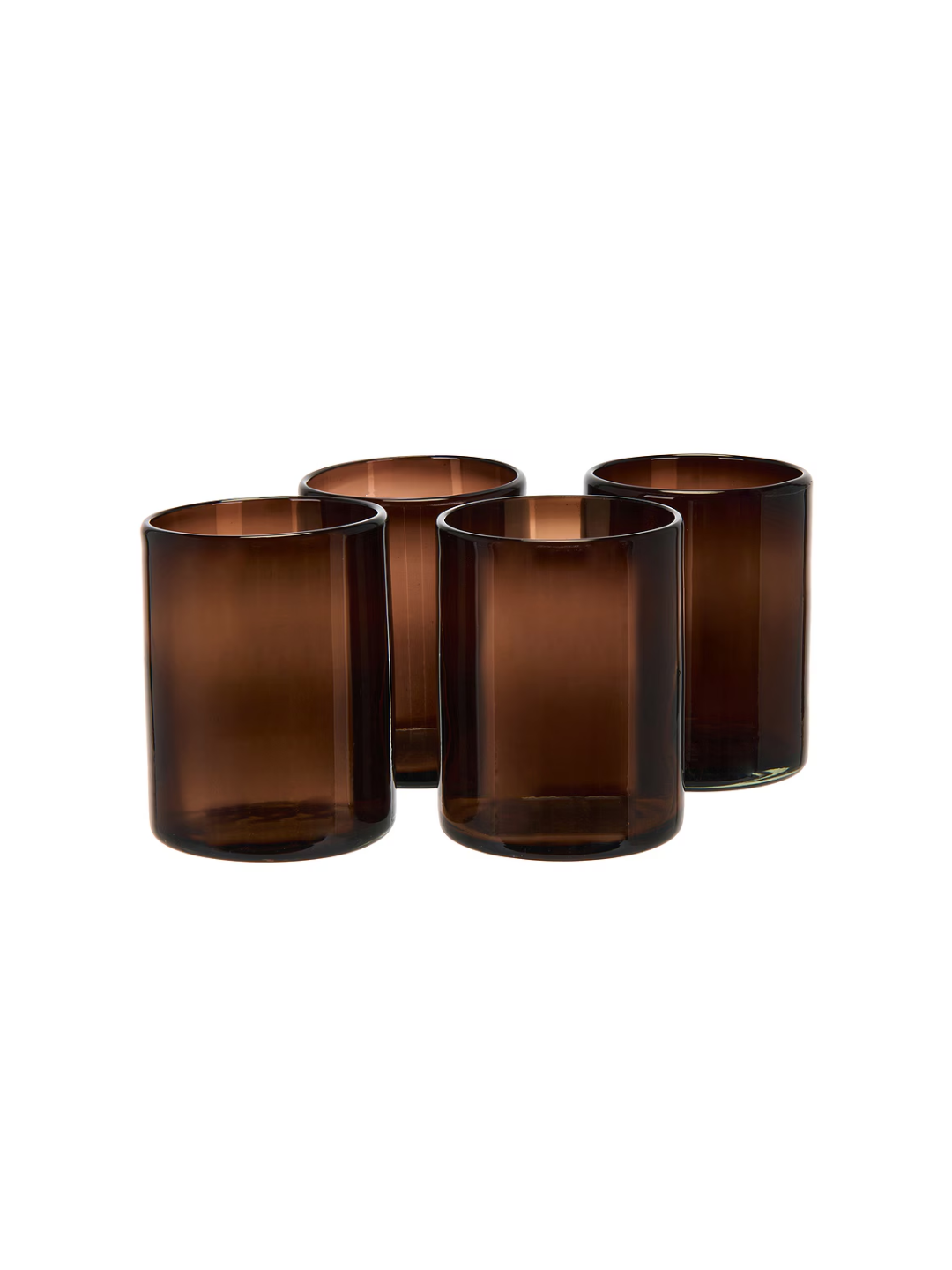 Set of 4 Tamarind Handblown Glasses