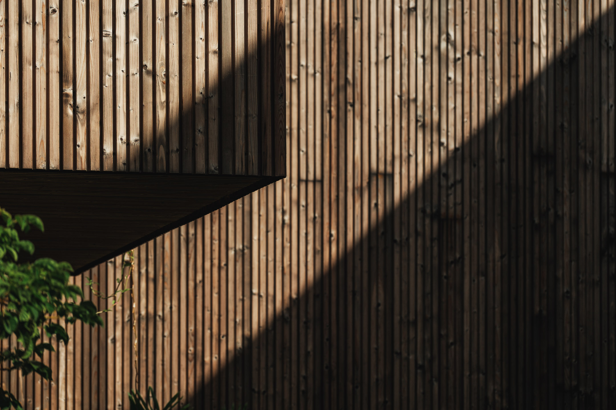 External timber wall details