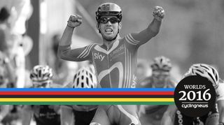 Mark Cavendish wins the World Road Championships in Copenhagen in 2011