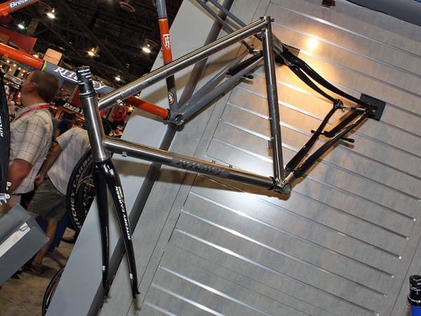The popular titanium Breakaway gets a bigger down tube and a swaged seat tube for 2010.