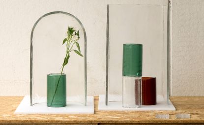 Cylindrical vessels for WonderGlass in Milan.