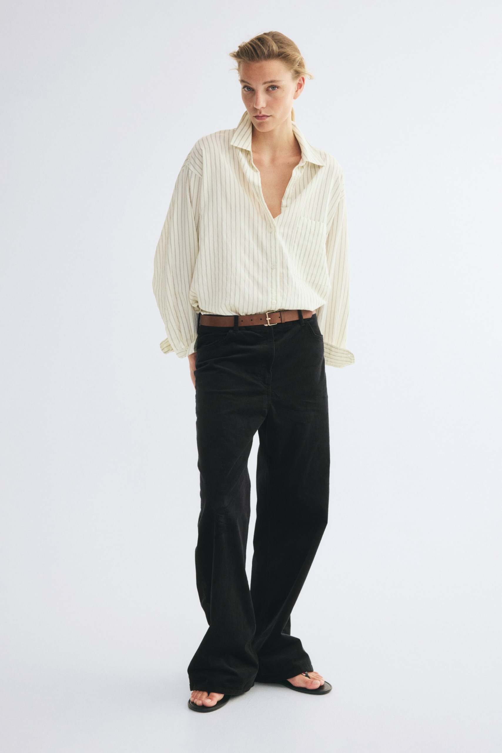 Cotton Corduroy Trousers