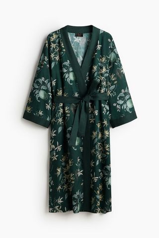 Botanical Print Bathrobe