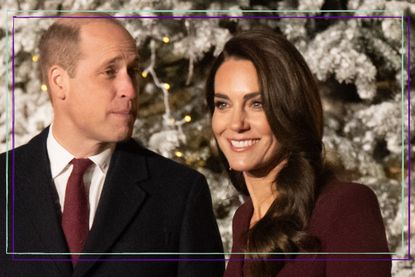 Prince William and Kate Middleton at the royal Christmas carol concert