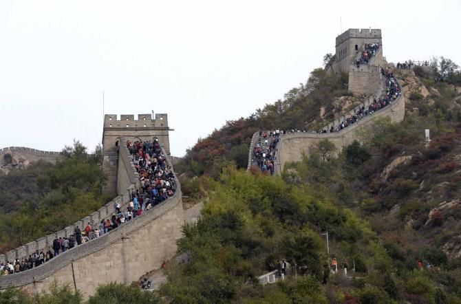 The Tour of Beijing visited the Great Wall of China.