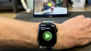 Apple Watch 7 prête à l'entraînement