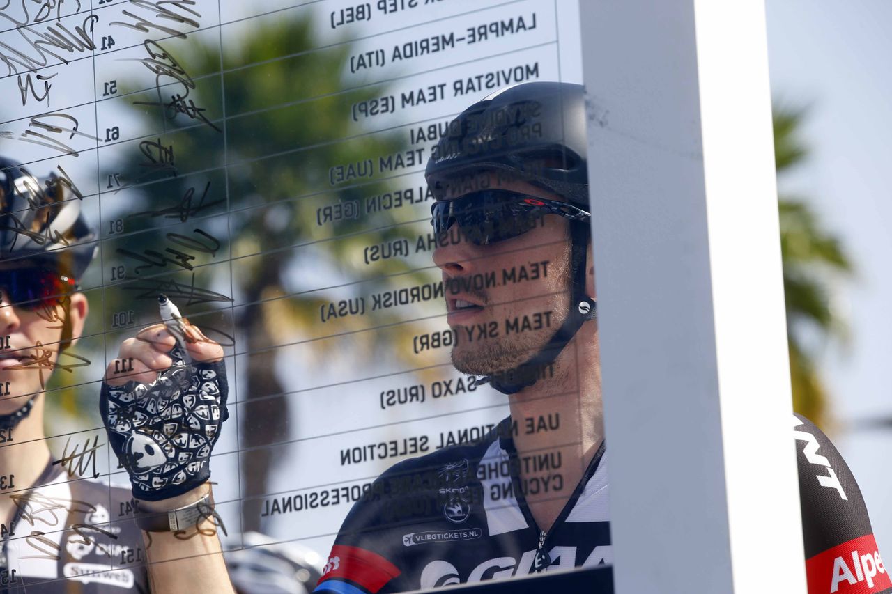 John Degenkolb (Giant-Alpecin) reports for duty at the Dubai Tour.