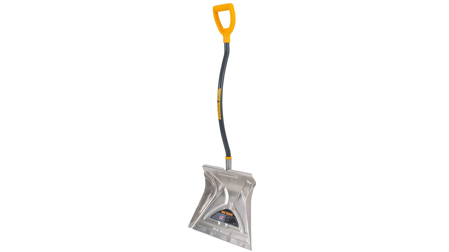 Tapered snow shovel