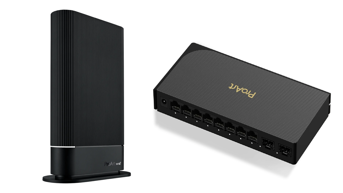 Asus launches ProArt studio router and switch built to move 8K files at lightning speed with zero workflow delays