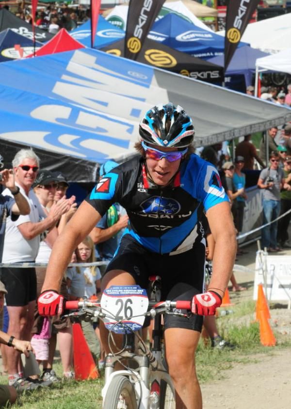 Sam Schultz (Gary Fisher/Subaru) takes third.