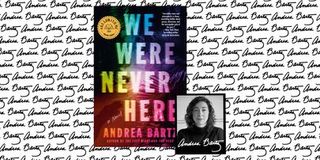 The cover of 'We Were Never Here'