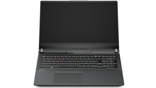 Official render of the Tuxedo Sirius 16 Gen2, with a few RGB keys active.