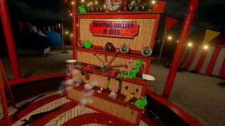 VR Funhouse shooting gallery