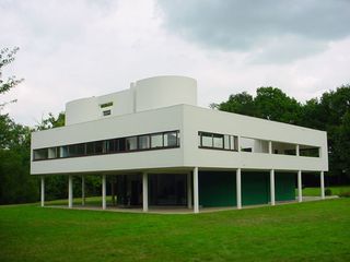 The modernist villa was designed by Swiss architects Le Corbusier and Pierre Jeanneret and built between 1928-1931 using reinforced concrete