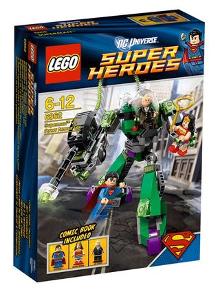 If there’s one thing that Superman can’t stand, it’s Kryptonite. So his arch enemy Lex Luther knows exactly how to try and break him! Includes a special comic and three Minifigures: Superman, Wonder Woman and Lex Luthor.