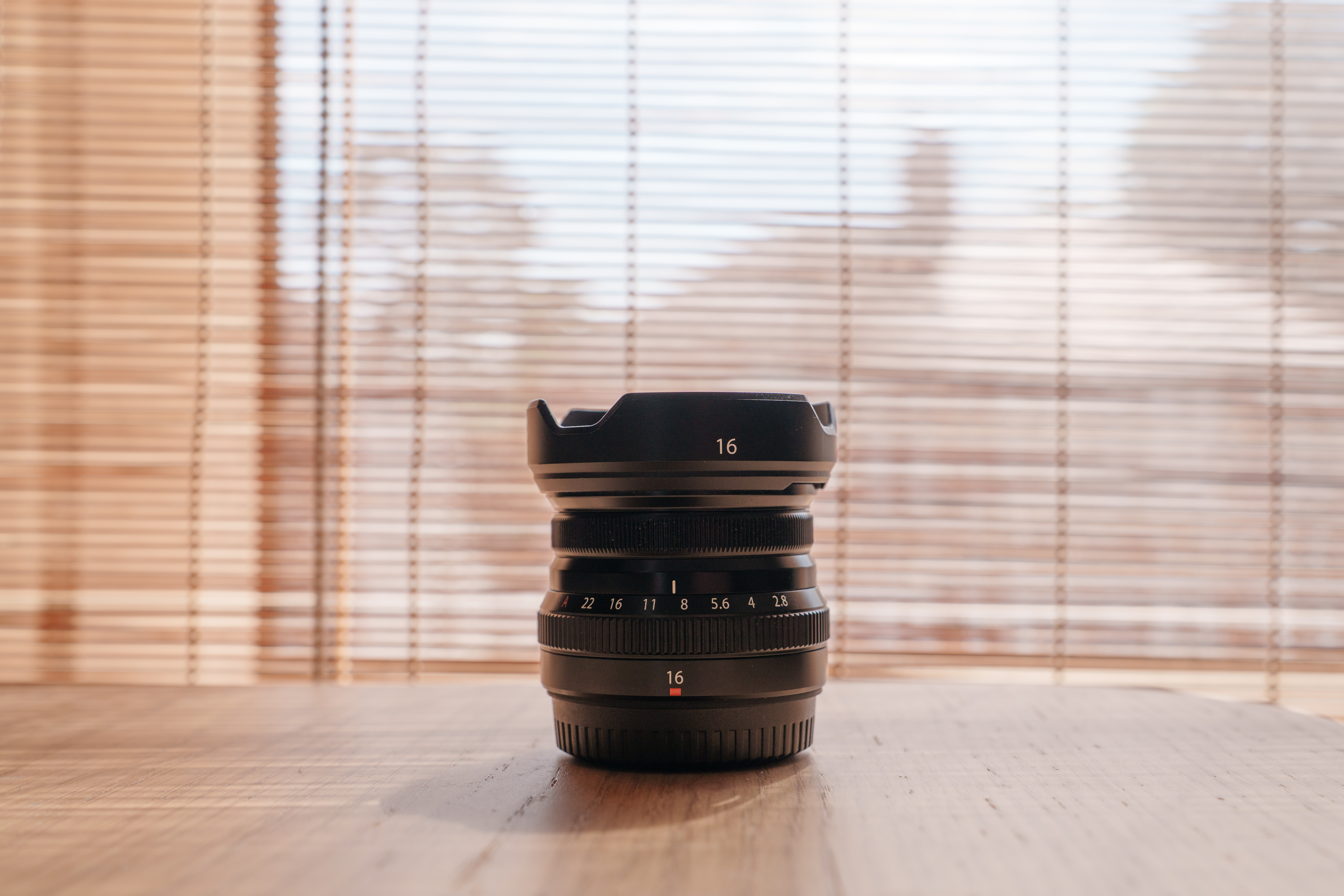 A backlit photo of a lens.