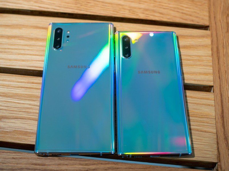 Samsung Galaxy Note 10 and Note 10+