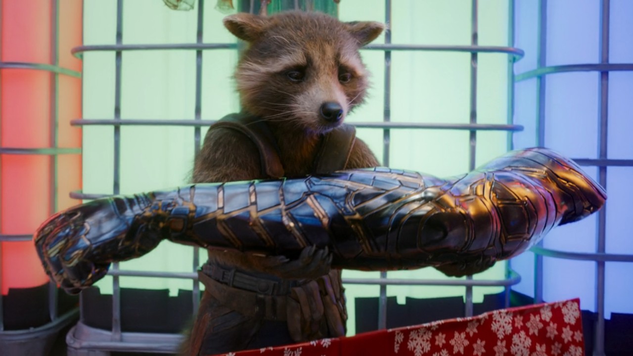 Rocket Raccoon in The Guardians of the Galaxy Holiday Special on Disney+
