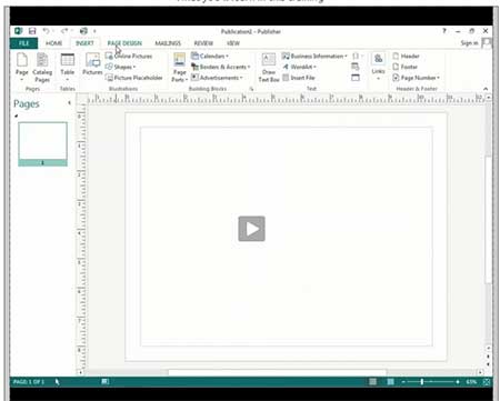 Video Tutorial: Publisher 2013 Training