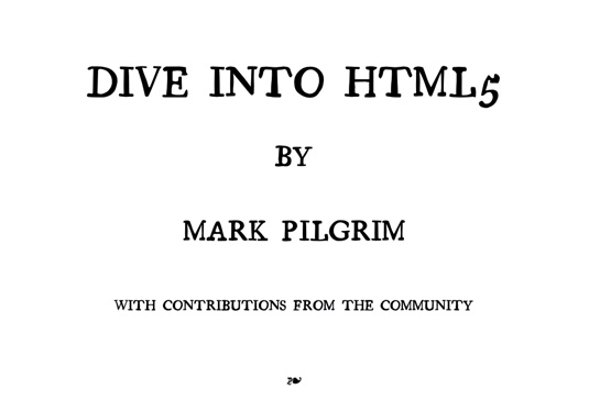 Mark Pilgrim's Dive into HTML5 is a fantastic resource to help you get to grip with the basics of HTML5
