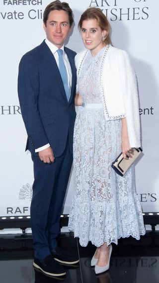 Princess Beatrice of York and Edoardo Mapelli Mozzi attend the Art of Wishes Gala 2023