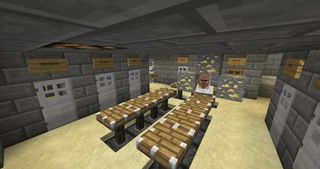 Half-Life Minecraft locker room