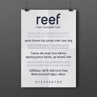 Free font: Reef