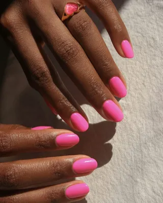 Barbie pink nails