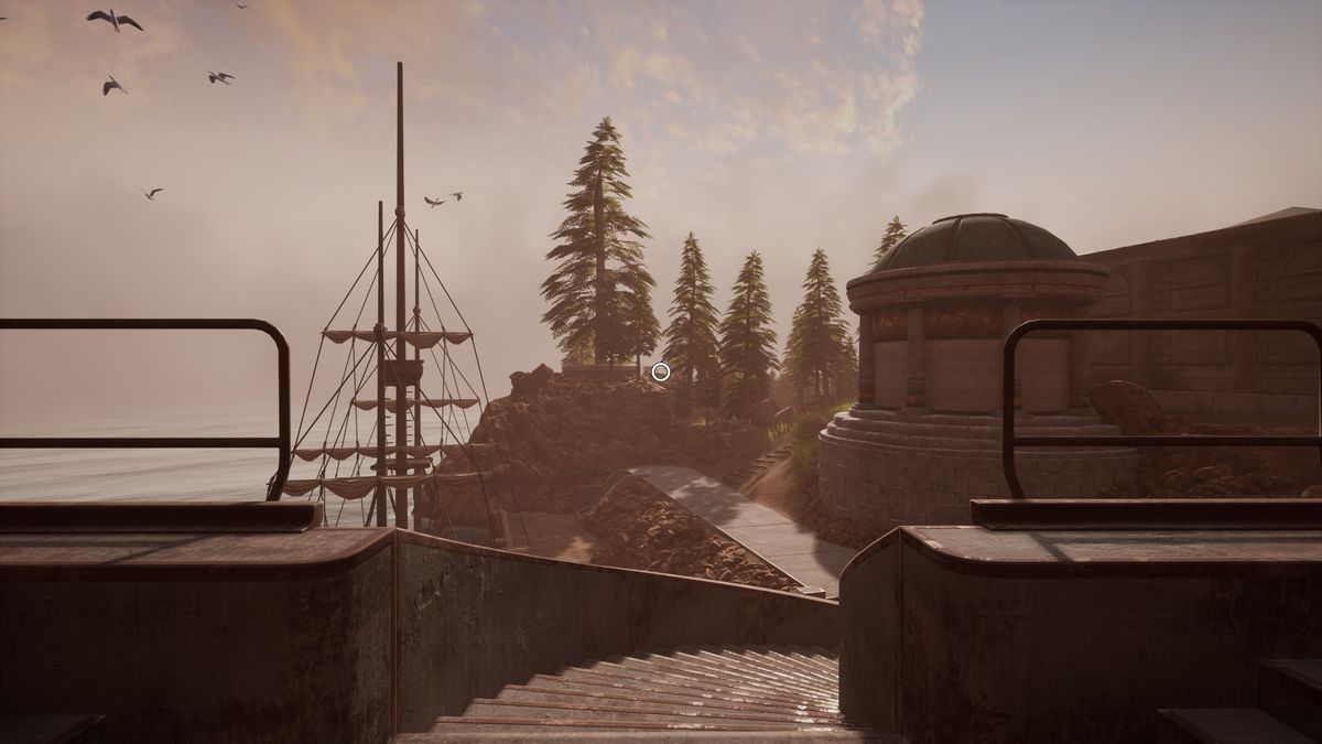 Myst 2021 DLSS and FSR image quality comparisons