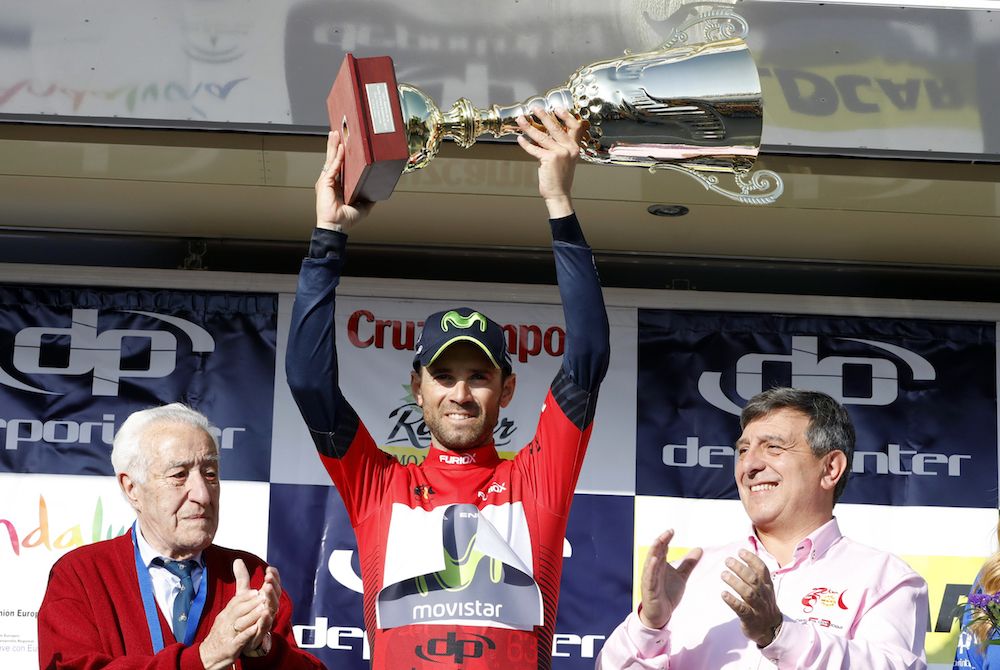Valverde reclaimed the Ruta del Sol race lead on Friday's stage 3.