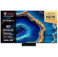 TCL 85C805K 85-inch Mini LED TV £1799 £1499 at Amazon (save £300)5 stars
Read the full TCL 85C805K review