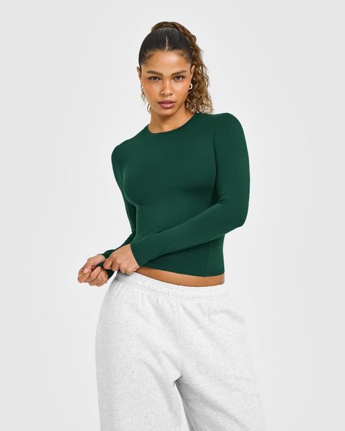 Mellow&trade; Soft Long Sleeve Top | Racing Green